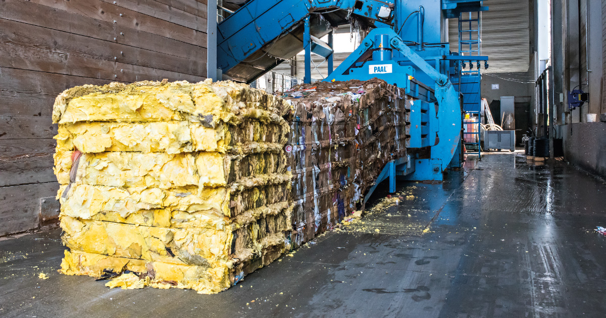 Isover lance la premire filire de recyclage des dchets de laine de verre