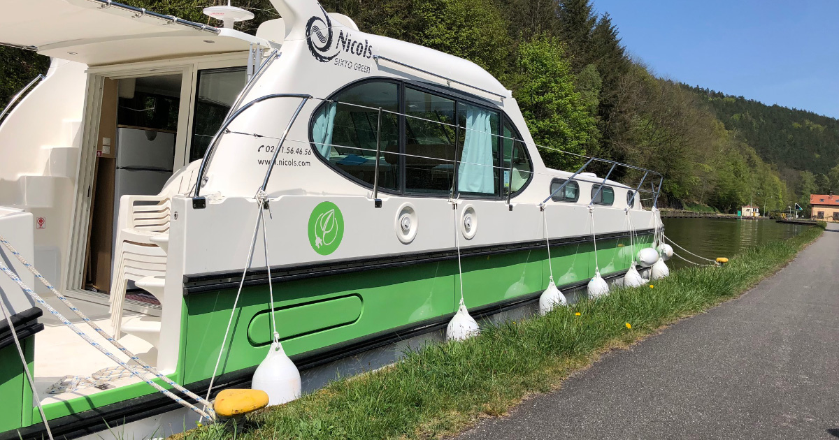 Alsace: un bateau de location  propulsion 100% lectrique