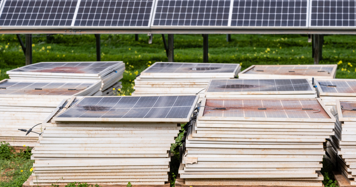 Photovoltaque: la collecte 2021 de panneaux usags s'tablit 3 400 tonnes, en baisse de 16%