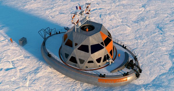 La construction d'une nouvelle station internationale de recherche polaire est lance  Cherbourg