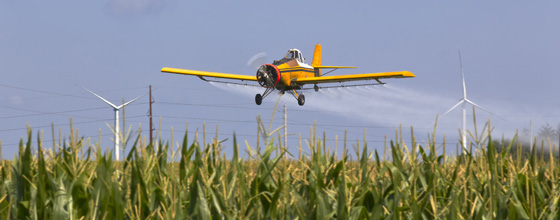 L'pandage arien des pesticides toujours possible