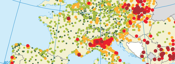 Les citadins europens toujours plus exposs  la pollution atmosphrique