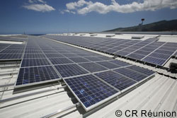 La Runion inaugure la plus grande centrale photovoltaque de France