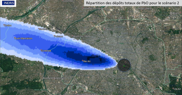 Pollution au plomb de Notre-Dame: des retombes jusqu' 50km de Paris