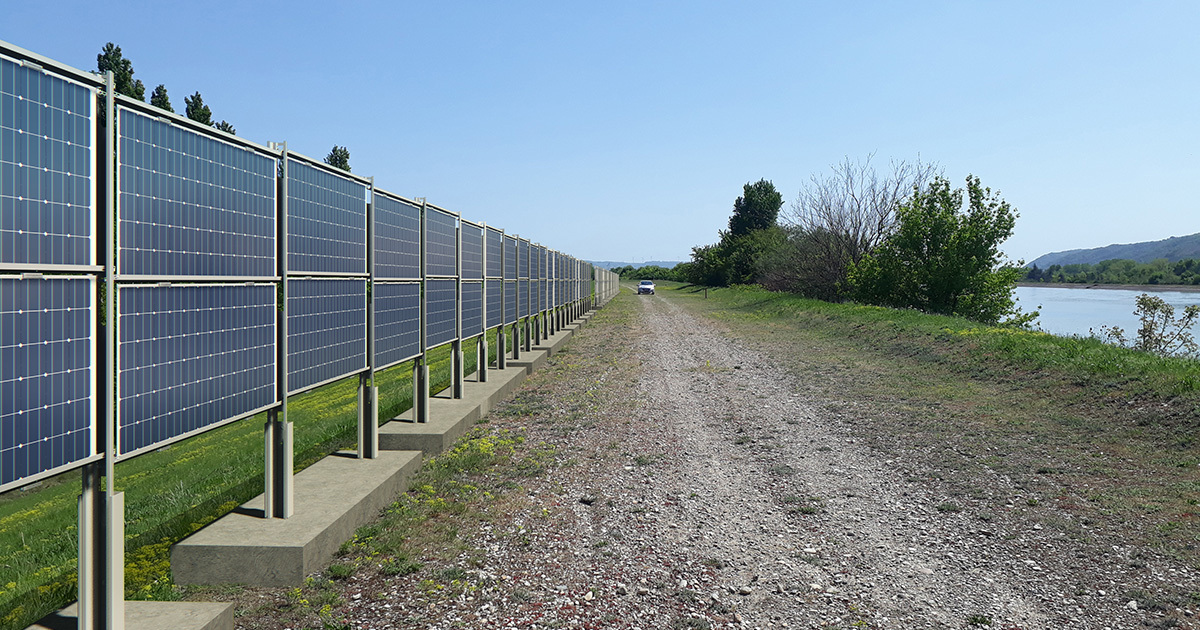 Panneaux photovoltaques bifaciaux: les projets test se multiplient en France
