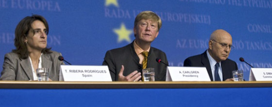 Les ministres de l'environnement s'accordent sur la position de l'UE  Copenhague