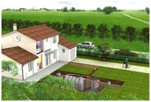 Schema assainissement micro station