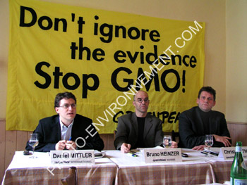 Photo Confrence contre les OGM