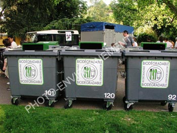 Photo Conteneur d'OM destin au compostage
