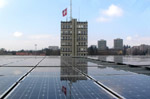 Photo Panneau solaire photovoltaque de toit
