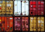 Photo Containers de transport maritime