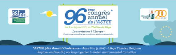 96ème congrès ASTEE : Des territoires à l’Europe : Construire ensemble les transitions environnementales