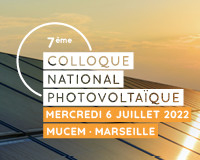 7ème Colloque National Photovolatïque - 2030 : Cap vers une France solaire
