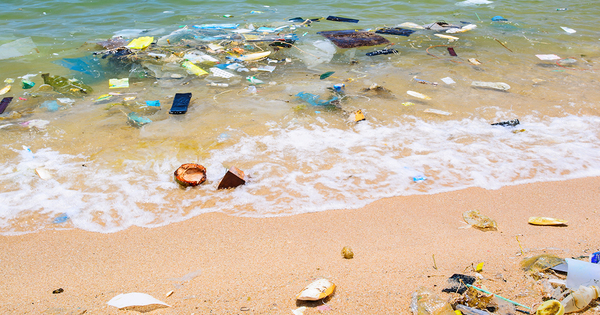 Brune Poirson lance une charte pour des plages sans dchet plastique