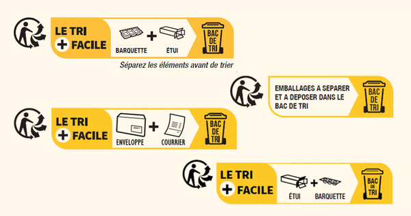 Emballages m�nagers�: le nouvel info-tri est d�voil�