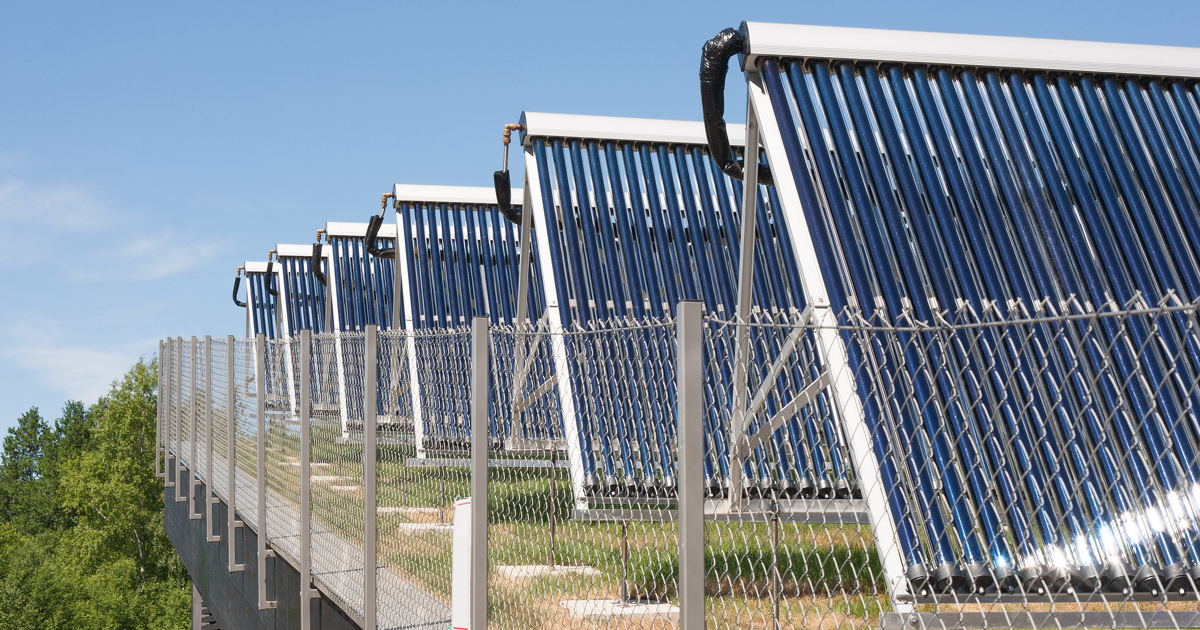 Grandes installations solaires thermiques: un appel  projets de l'Ademe est en cours