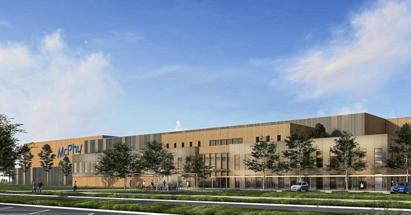 Hydrog�ne vert�: McPhy jette les bases de sa gigafactory d'�lectrolyseurs � Belfort