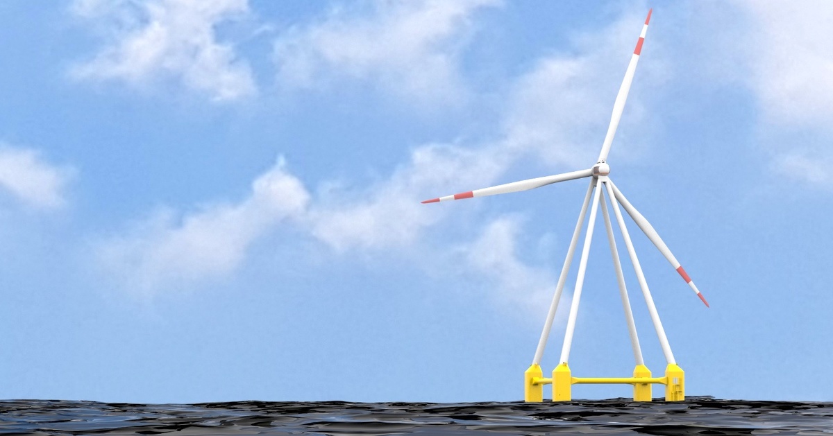 Éolien flottant : un démonstrateur d'Eolink à quatre mâts sera mis en service au large du Croisic en 2024