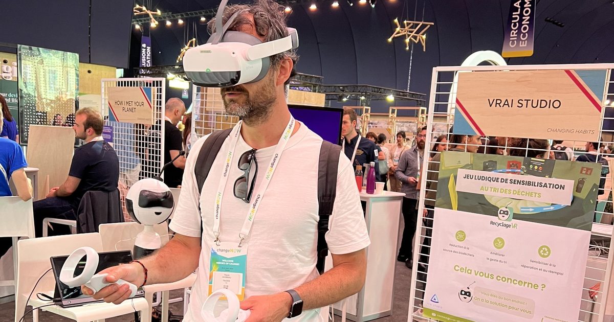 Un casque de réalité virtuelle pour mieux trier les déchets