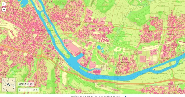 L'IGN met � disposition des donn�es pour suivre l'artificialisation 