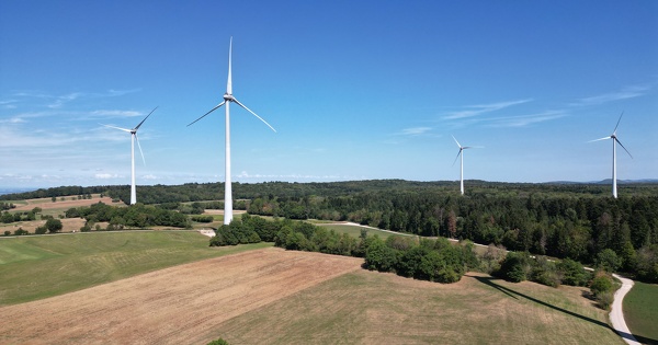 Parc �olien en C�te-d'Or�: absence de saturation visuelle et effet d'encerclement 