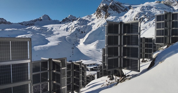 Le photovolta�que prend de la hauteur