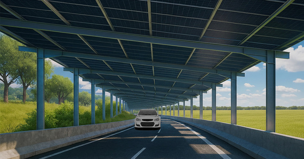 Une route va capter le soleil en Corr�ze