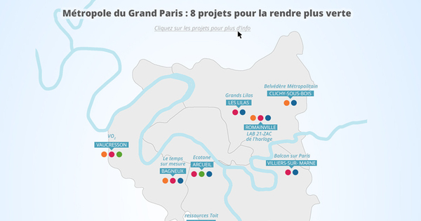 M�tropole du Grand Paris�:�huit projets pour la rendre plus verte