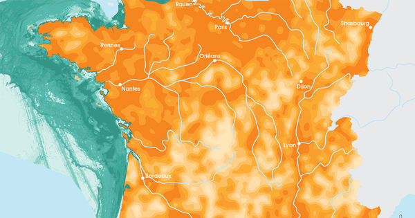 Biodiversit�: la carte de France des zones les plus menac�es