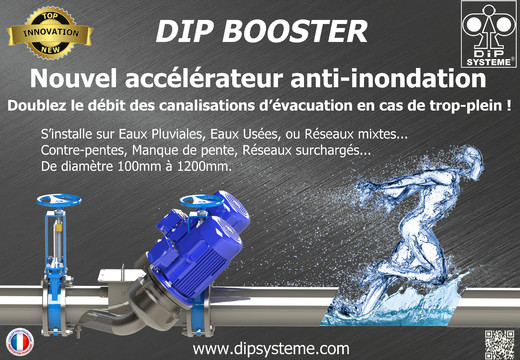 DIP-Booster, le système anti-inondation des réseaux d'eau par SIDE Industrie - DIP SYSTEME