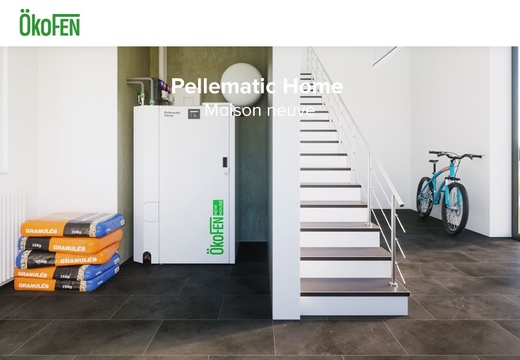 Pellematic Home, chaudière à granulés optimisée pour les maisons neuves par ÖkoFEN France