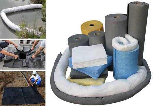 Absorbants industriels, saches filtrantes et filtres pour bouches d'�gout par DIFOPE