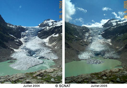 Les glaciers suisses continuent de fondre