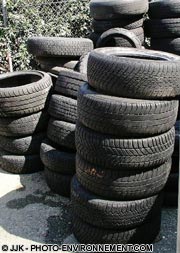 Le MEDD souhaite rsorber le nombre de dpts de pneumatiques usags