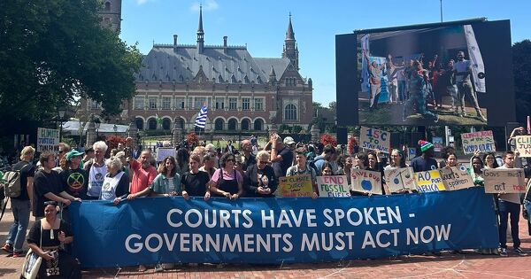 Climat�: la Cour internationale de justice rend un avis consultatif sans pr�c�dent