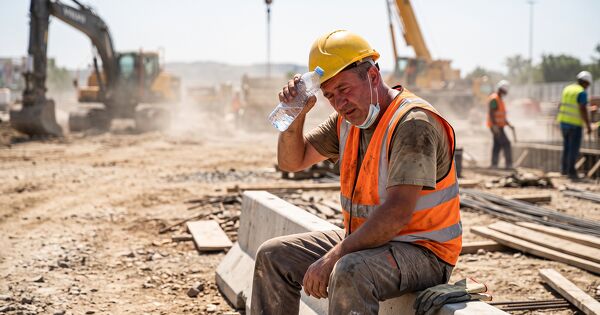 Le Haut Conseil pour le climat favorable � des arr�ts de travail en cas de fort stress thermique