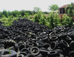 L'association Recyvalor lance son premier chantier d'élimination des stocks de pneus usagés orphelins
