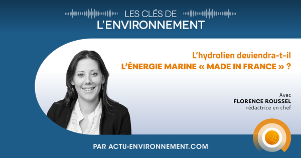 L'hydrolien deviendra-t-il l'énergie marine « made in France » ?