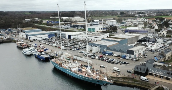 Le voilier-cargo devient une r�alit� pour d�carboner le transport maritime