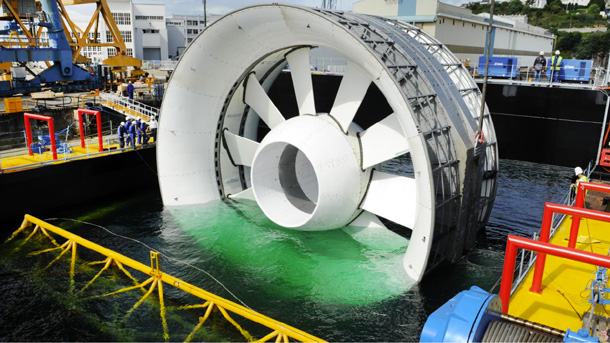 L'hydrolien entre en phase de tests opérationnels