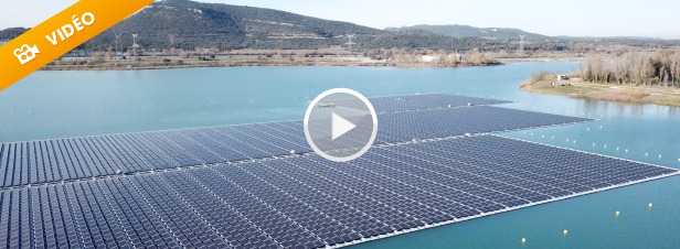 La plus grande centrale photovoltaque flottante d'Europe se construit dans le Vaucluse 
