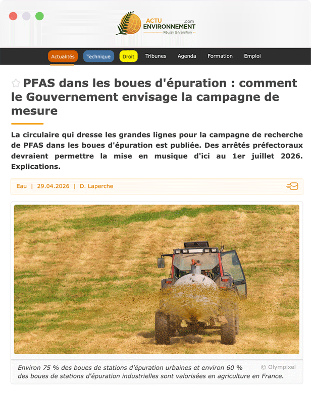 Le site Actu-Environnement