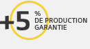 +5% de production garantie