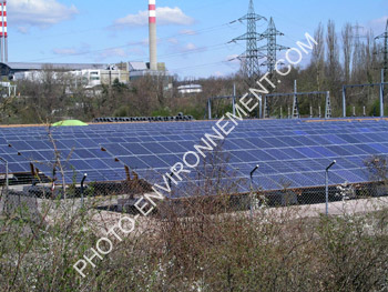 Photo Centrale lectrique solaire photovoltaque