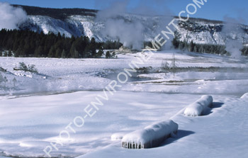 Photo Yellowstone en hiver
