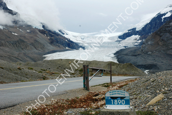 Photo Marcage du recul des glaciers canadiens