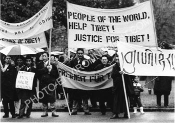 Photo Manifestation pour le Tibet