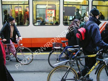 Photo Vélo et tramway