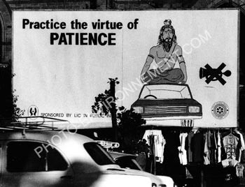 Photo Campagne d'affichage : patience au volant