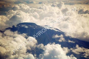 Photo Faible enneigement du Kilimandjaro
